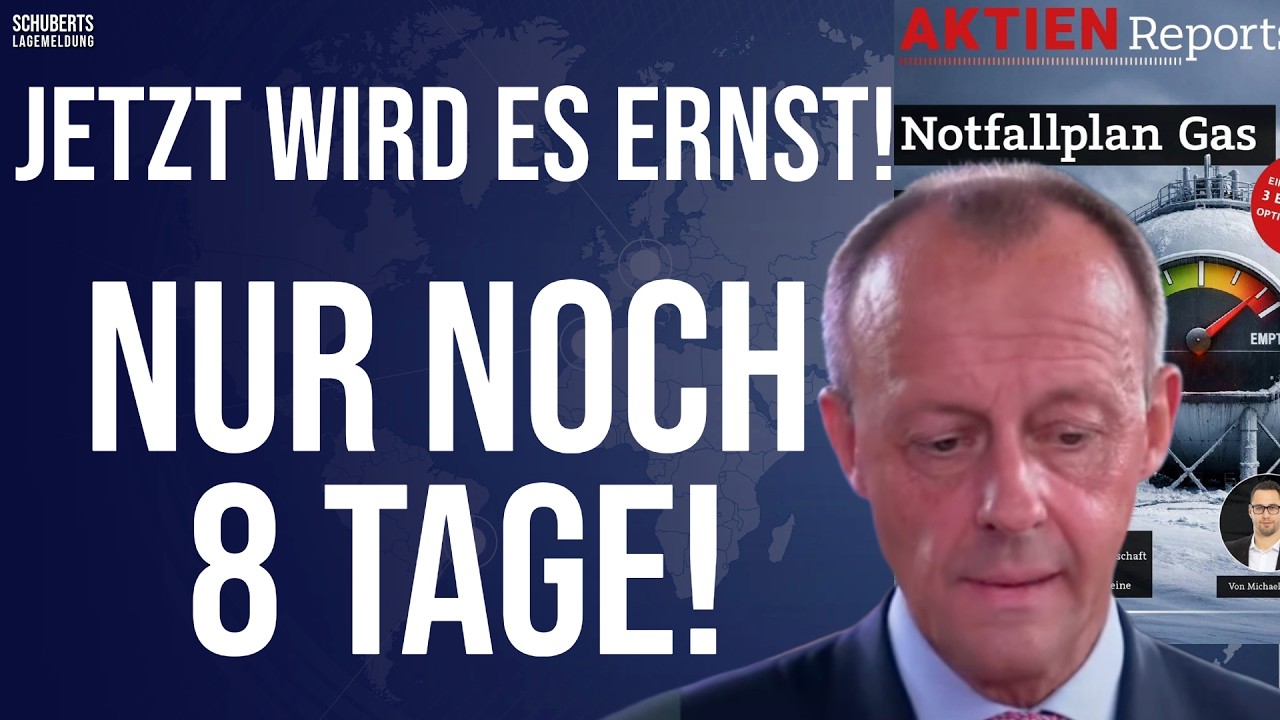 Eilt💥Gas‑Notfallplan💥Super-GAU!💥Massive Abschaltungen!💥Börse wettet auf totalen Niedergang!