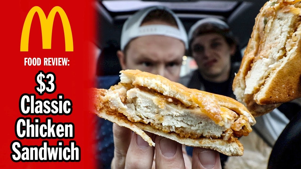 McDonald's $3 Classic Chicken Sandwich Food Review | Season 5, Episode 18