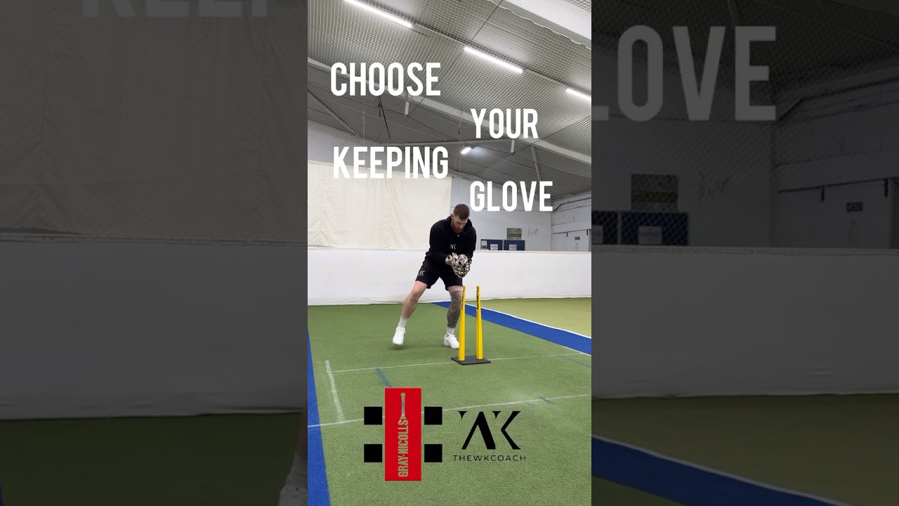 CHOOSE YOUR KEEPING GLOVE @GrayNics  #cricket #cricketshorts