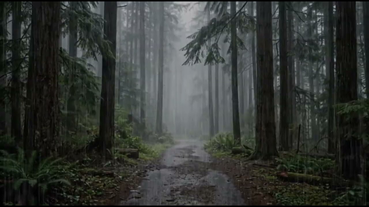 🌧️✨ Calming Rainstorm and Distant Thunder – Ideal for Relaxation, Work & Sleep 💼😌