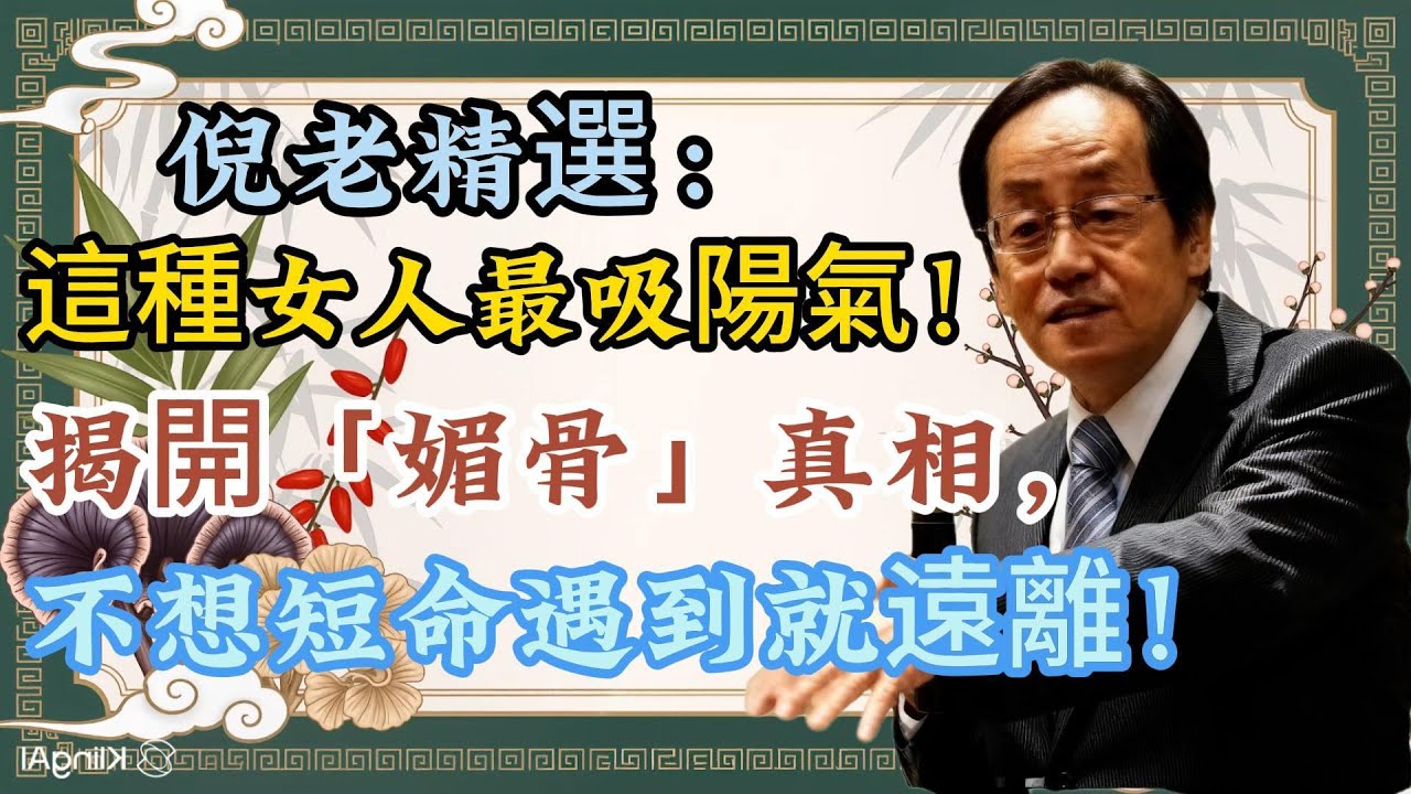 倪海廈警告：這種女人是「催命符」！一眼識「媚骨」，避腎衰竭！#中醫養生 #房中術 #面相學 #經方 #兩性健康 #夫妻和諧 #腎氣 #旺夫 #兩性關係