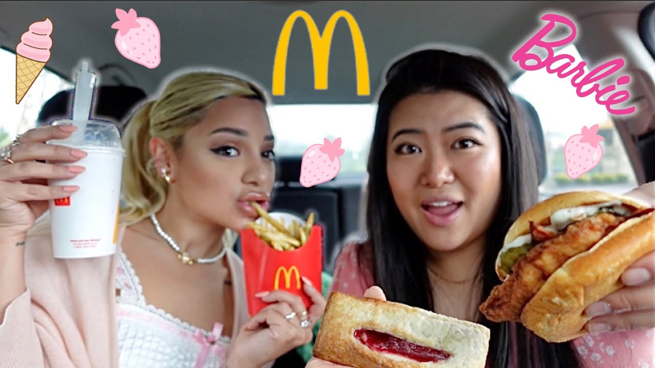 Trying McDonald’s NEW Items! (🍓 McFlurry, 🥓 Ranch McCrispy, + 🌶️ McCrispy Chicken Sandwiches)