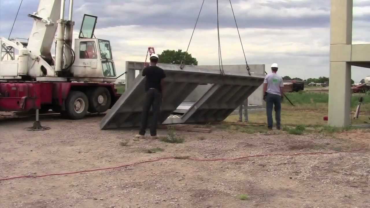 Demonstration of Waffle-Crete affordable housing construction