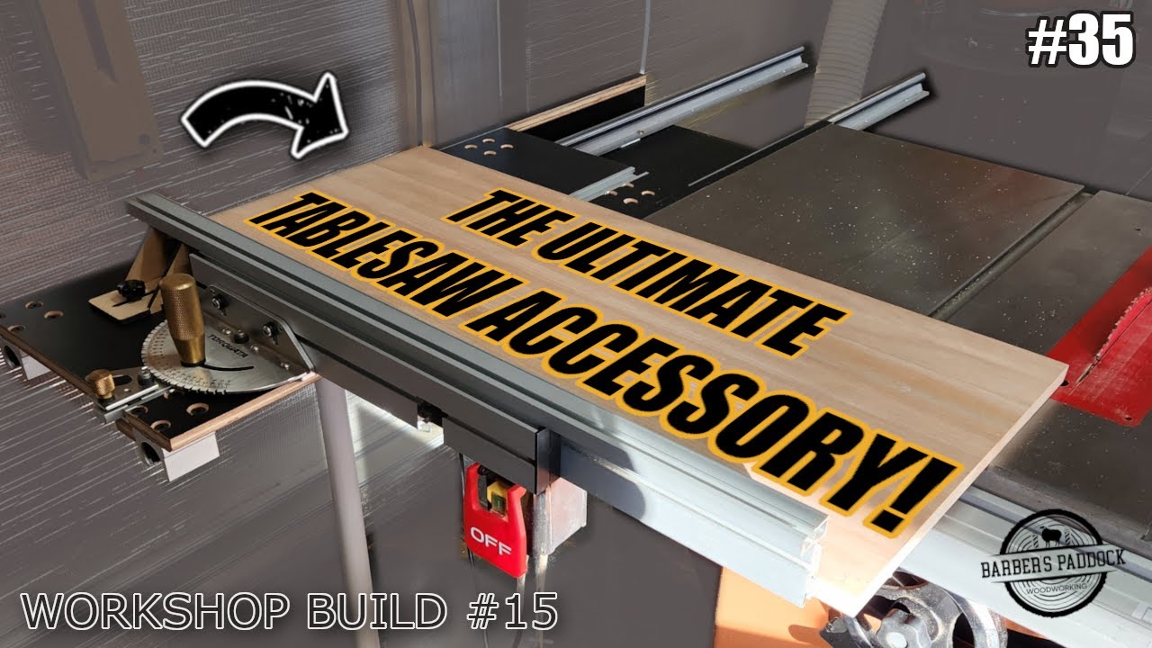 Unleash your table saws crosscut potential! DIY sliding crosscut table saw upgrade