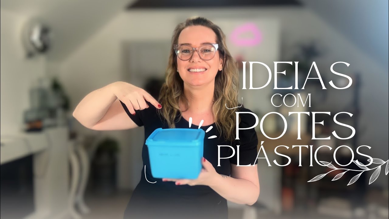 2 ideias com embalagens plásticas!