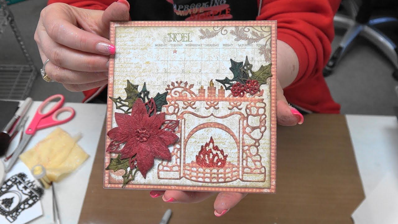 #209 Learn about Masking & Stain Glass Glittering with Dies & Diecuts by Scrapbooking Made Simple