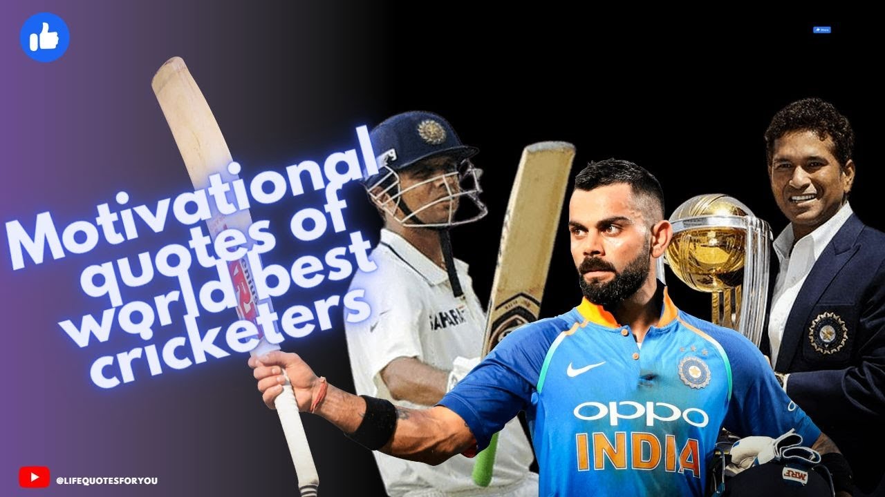 motivational quotes of world best cricketers.#cricket #quote #youtube #viralvideos #trending