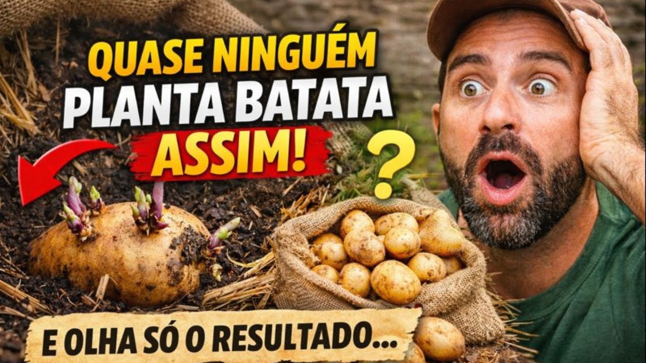 Quase Ninguém Planta Batata Desse Jeito (E o Resultado Surpreende)