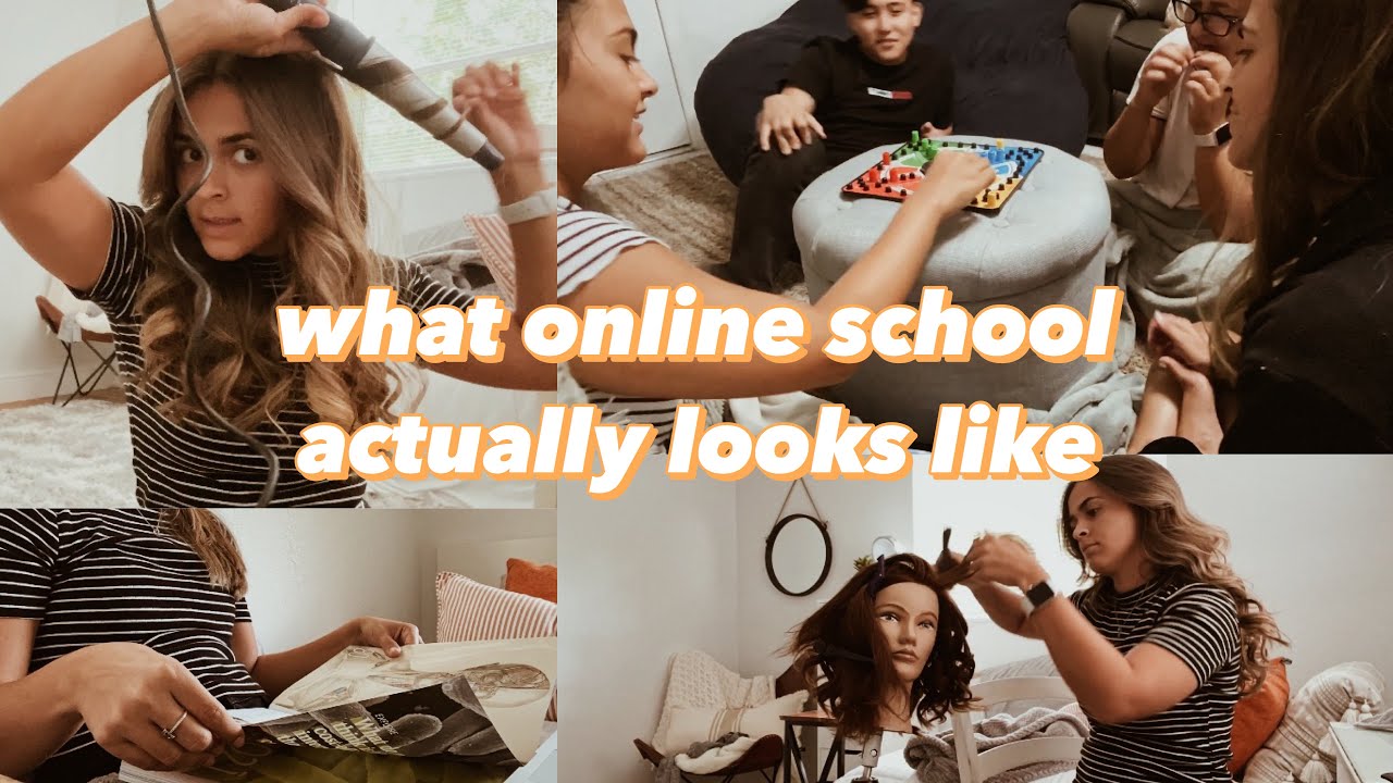 what ONLINE  cosmetology school looks like