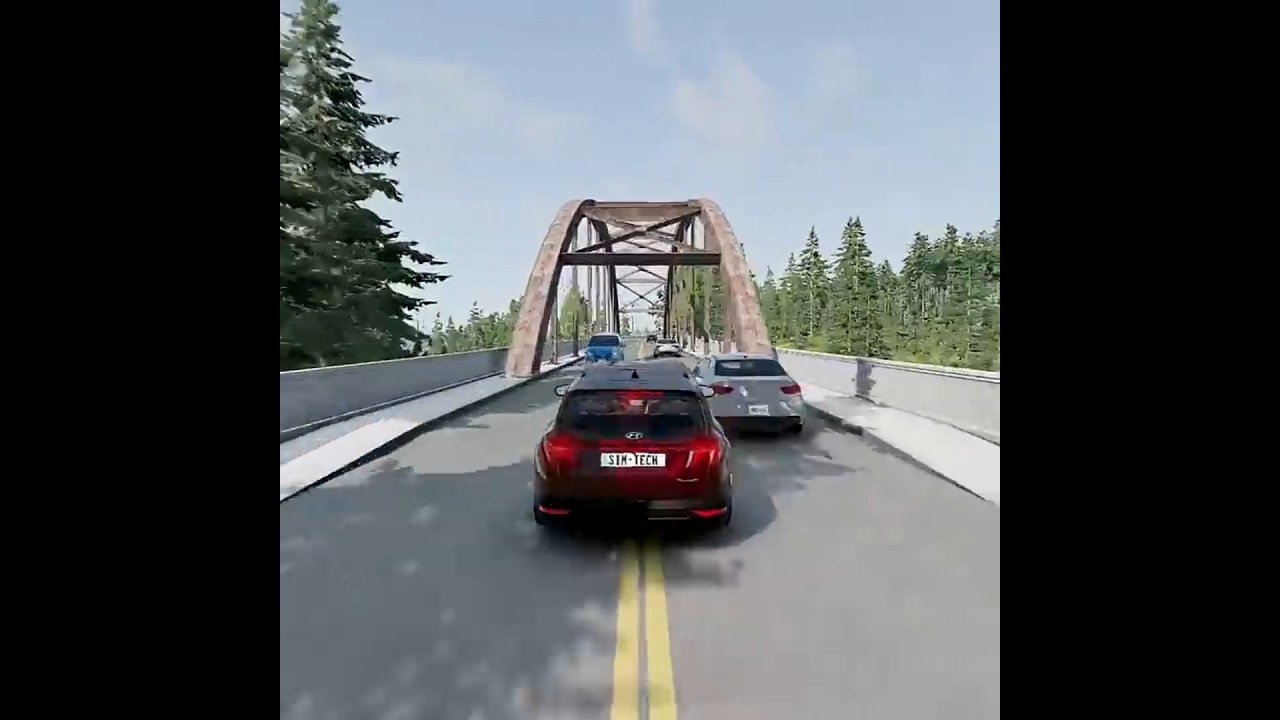 Hyundai Tucson Reckless Driving Crash | Realistic BeamNG Physics Collision Simulation