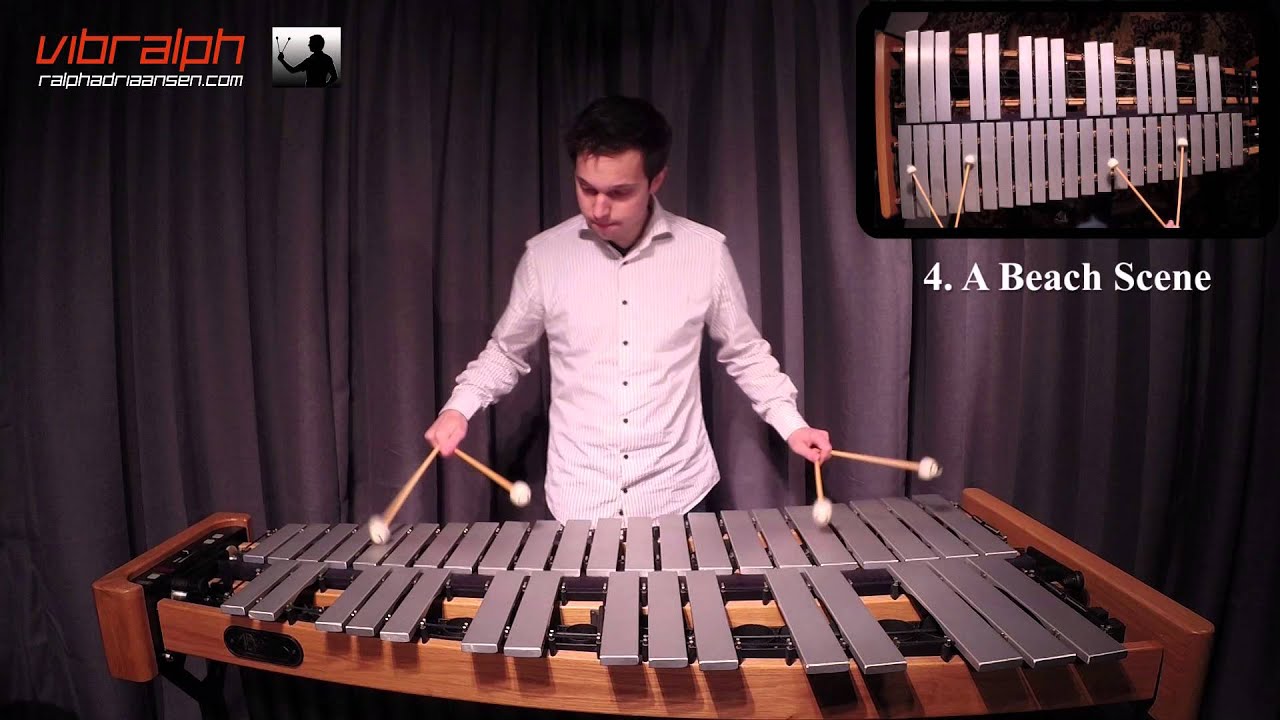 Vibralph - 4. A Beach Scene / Solo Jazz Vibraphone Etudes by Arthur Lipner