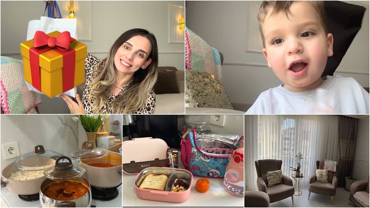 KOCAMIN HEDİYESİ MUTLU ETTİ😍 YENİ ALDIK SALONA ÇOK YAKIŞTI/ ÇOCUKLARLA GERÇEK BİR GÜNÜM