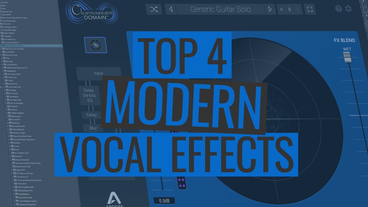 Top 4 Modern Vocal Effects | Make Your Vocals Stand Out