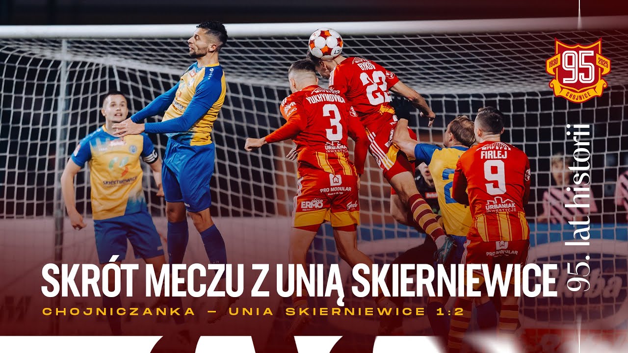 Chojniczanka - Unia Skierniewice 1:2 (skrót meczu | 07.11.2025)