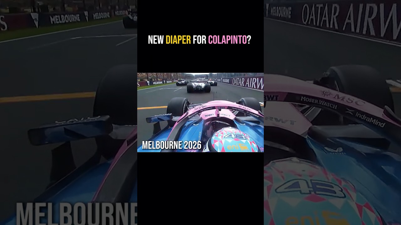 Colapinto&rsquo;s INSANE Reflexes at the Melbourne Start 😳 #ausgp #colapinto #liamlawson
