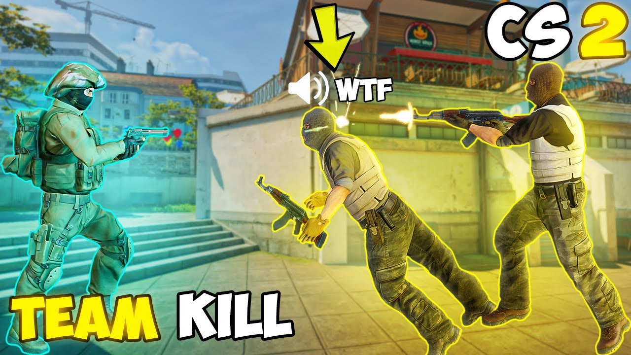 СМЕШНЫЕ КОМАНДНЫЕ УБИЙСТВА НА НОВОЙ КАРТЕ CS2 — МОМЕНТЫ COUNTER STRIKE 2 #8