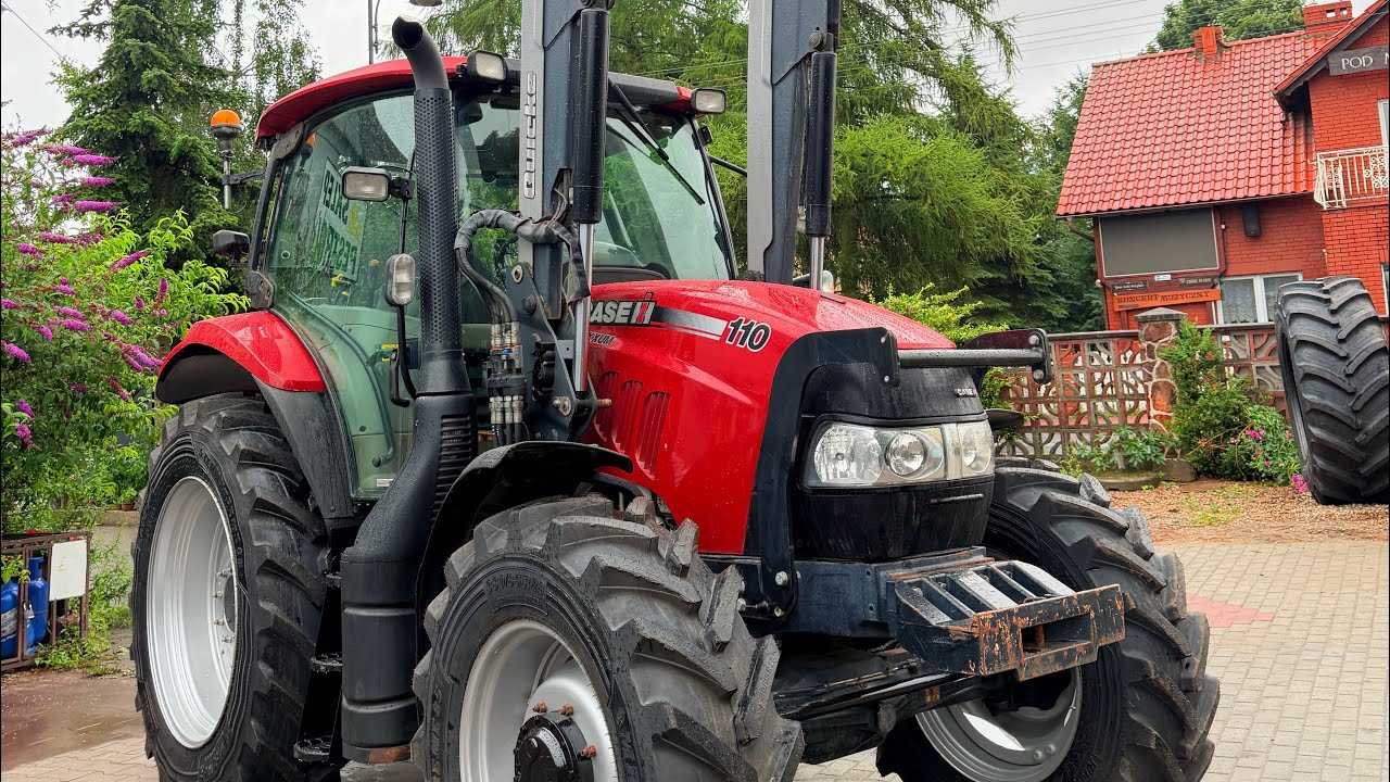 Case Maxxum 110 z turem QUICKE! 2016 rok! Miękka oś i kabina! NOWE OPONY! 6400 mtg! Piękny! Zobacz 