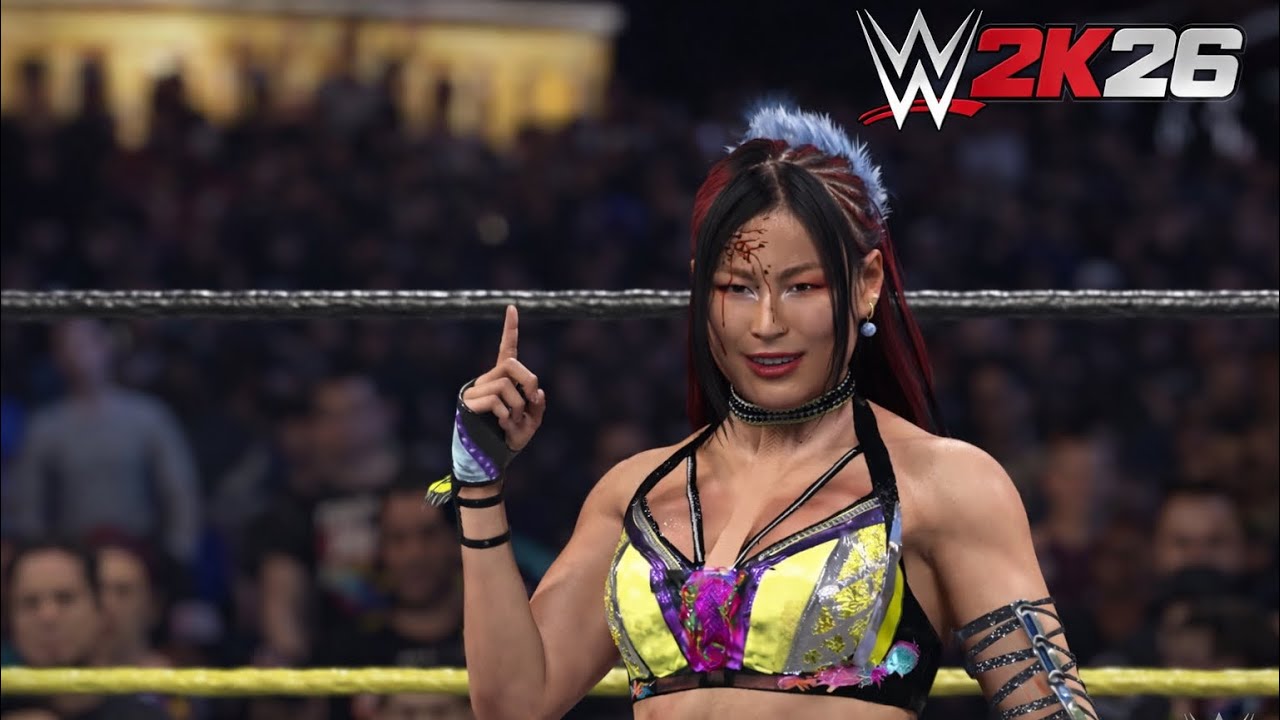 WWE 2K26 Айо Скай против Тиффани Страттон