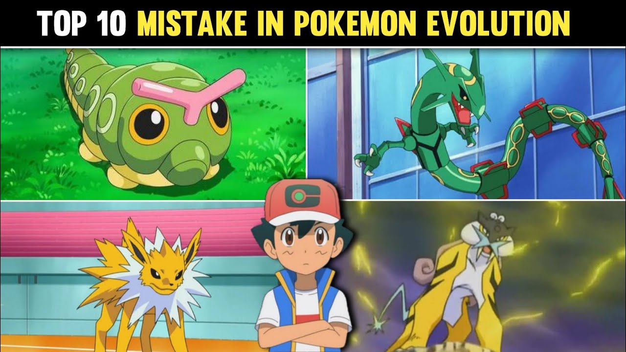 Top 10 Pokemon that should have Been Evolution|Mistake In Pokemon Evolution|Hindi