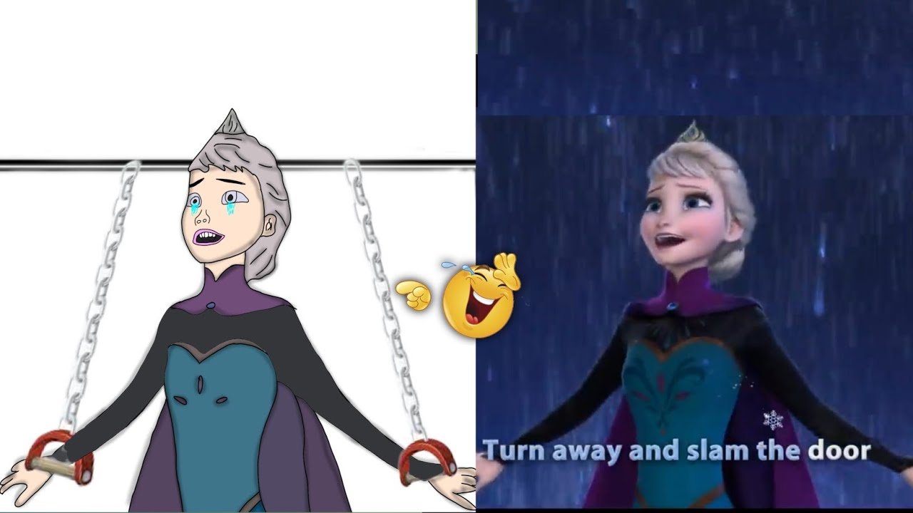 FROZEN 2 🤣 Drawing Art Meme | Let It Go Sing-along Official Disney UK 