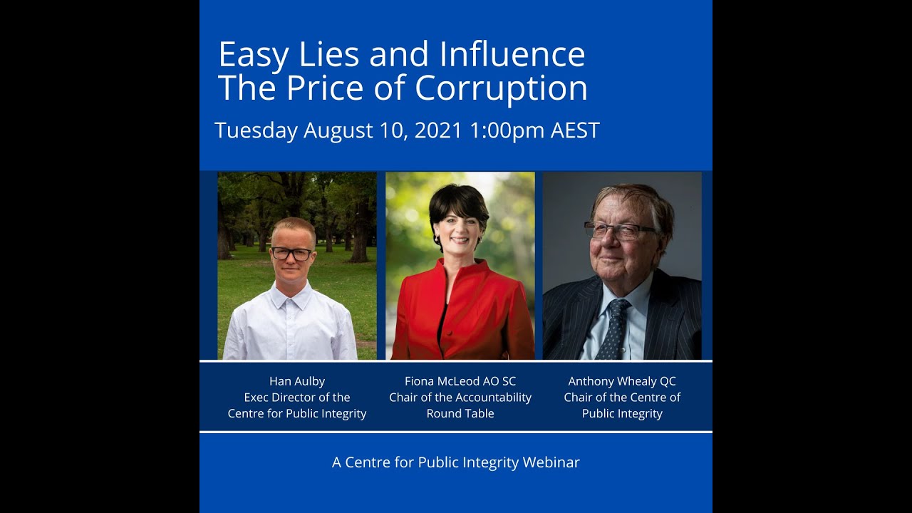 Easy Lies and Influence - Fiona McLeod AO SC and Anthony Whealy QC