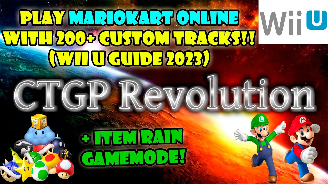 Play MarioKart Wii Online with 200+ Custom Tracks and ITEM RAIN! (CTGP-R Tutorial)