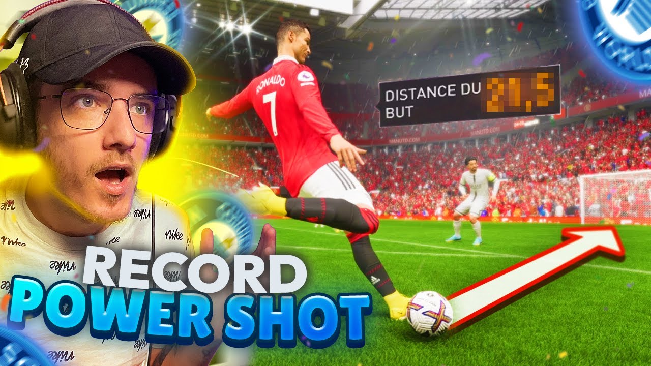 Je TENTE le WORLD RECORD de POWER SHOOT sur FIFA 23... Voici le résultat
