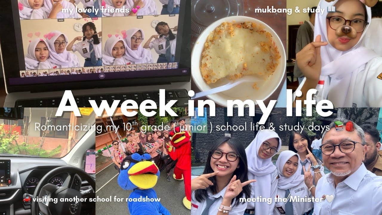 A week in my life ★ romanticizing my 10th grade ( junior ) school life & study days