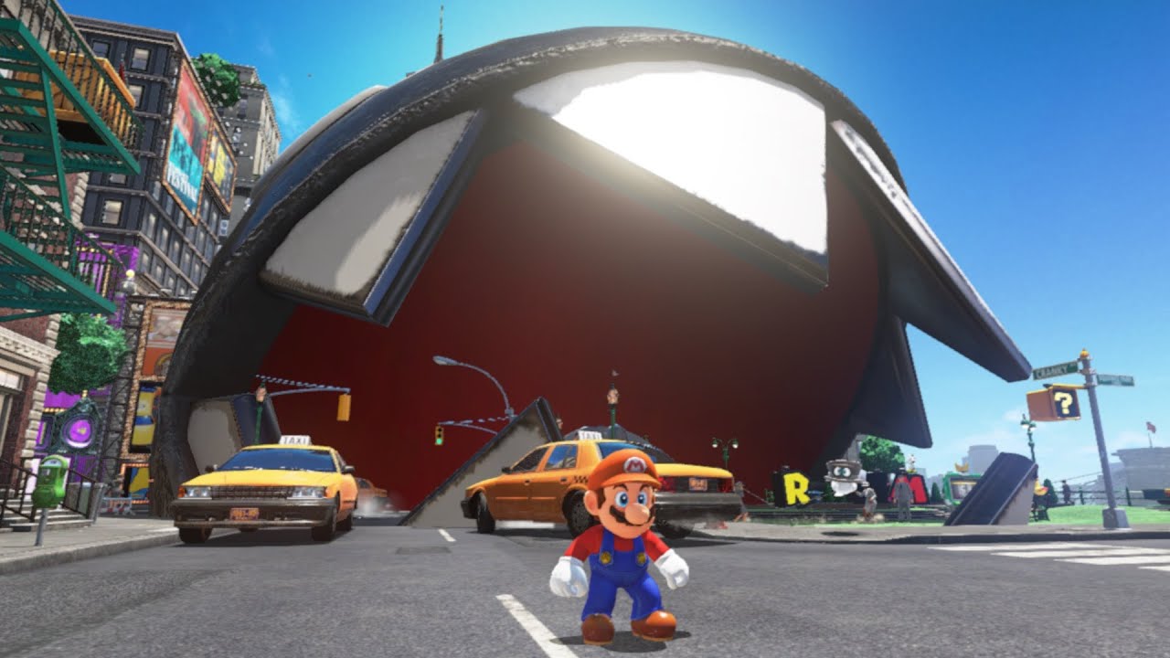 Mario Odyssey - САМЫЕ БОЛЬШИЕ цепные укусы, какие только возможны!!