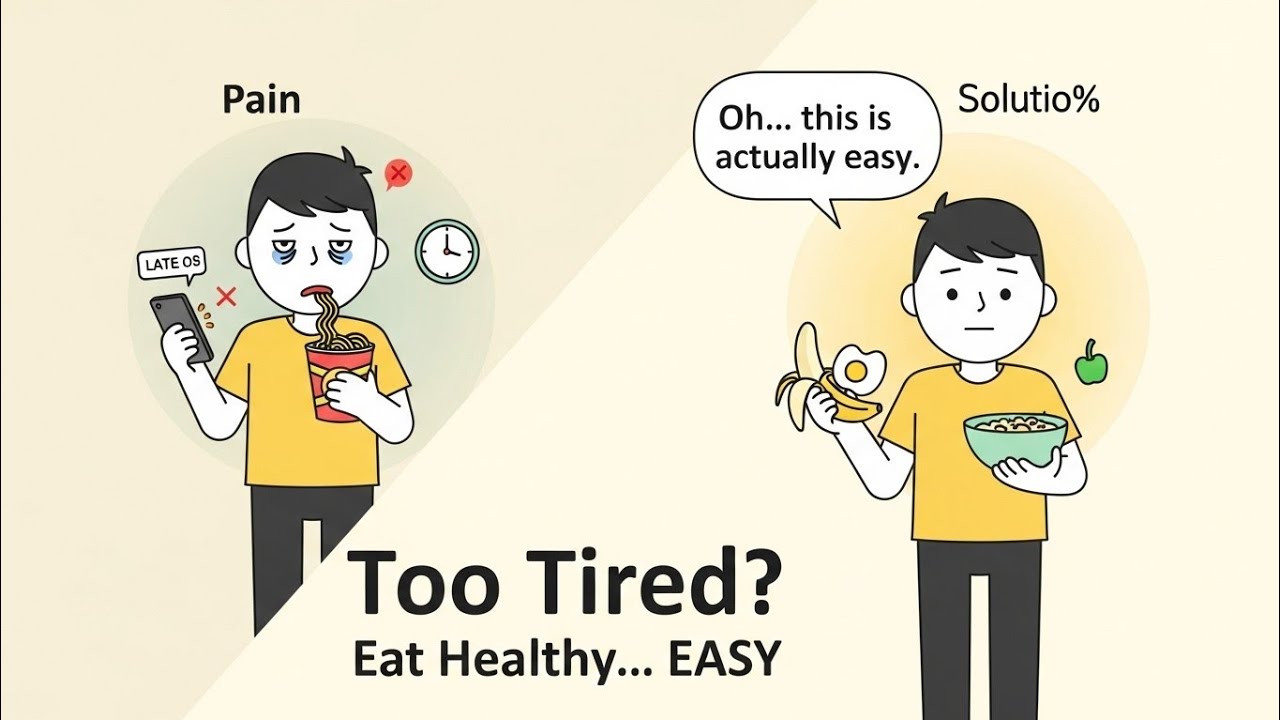 How To Eat Healthy Every Day (Even If You’re Lazy, Busy & Always Tired)