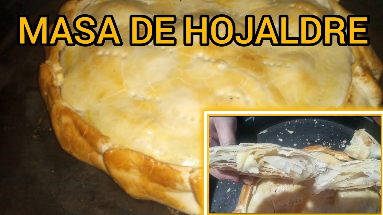 RECETA INDUSTRIAL TAPAS PARA EMPANADAS DE HOJALDRE