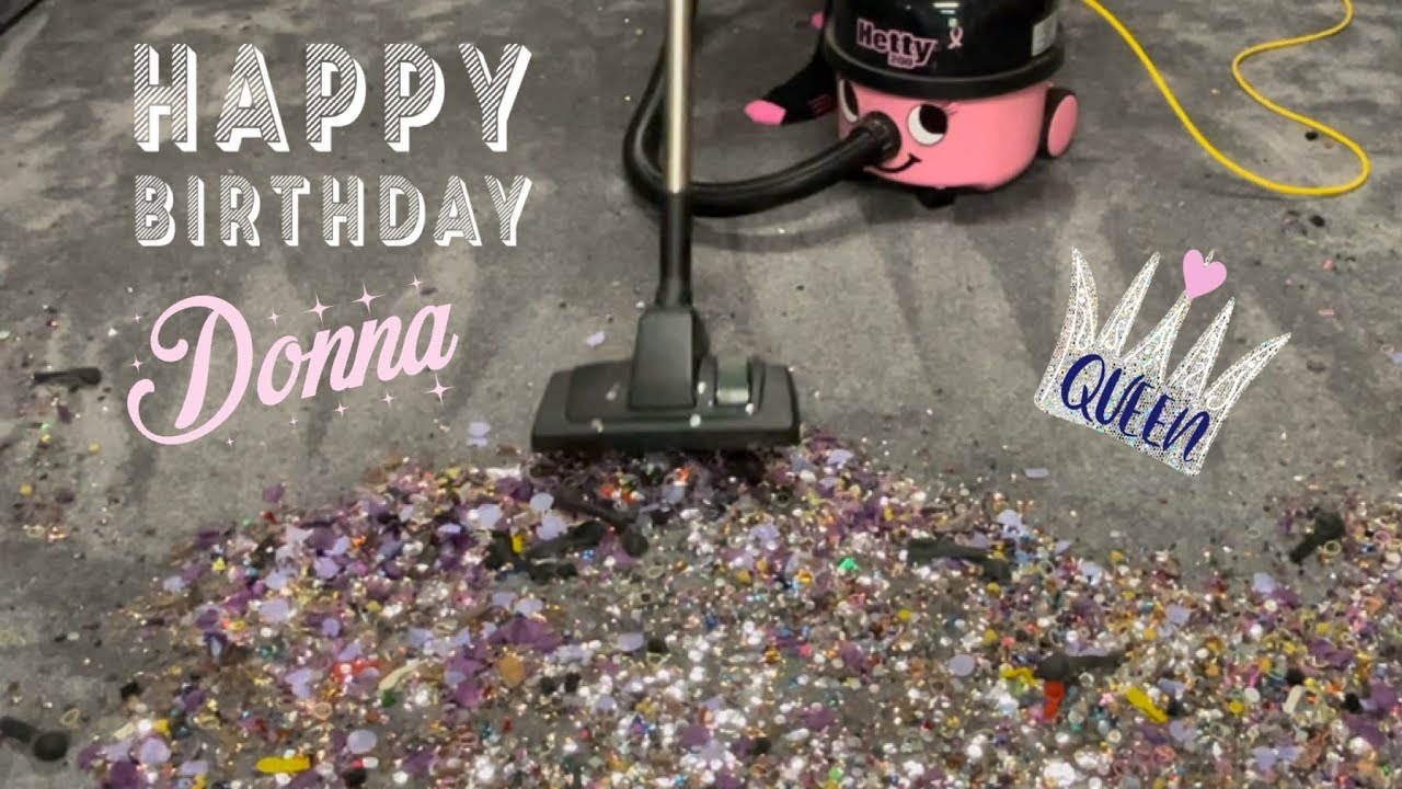 Hatty Hoover Extreme Mess Test / Vacuum Studio / Happy Birthday Donna 💜 ​⁠@DLVASMR