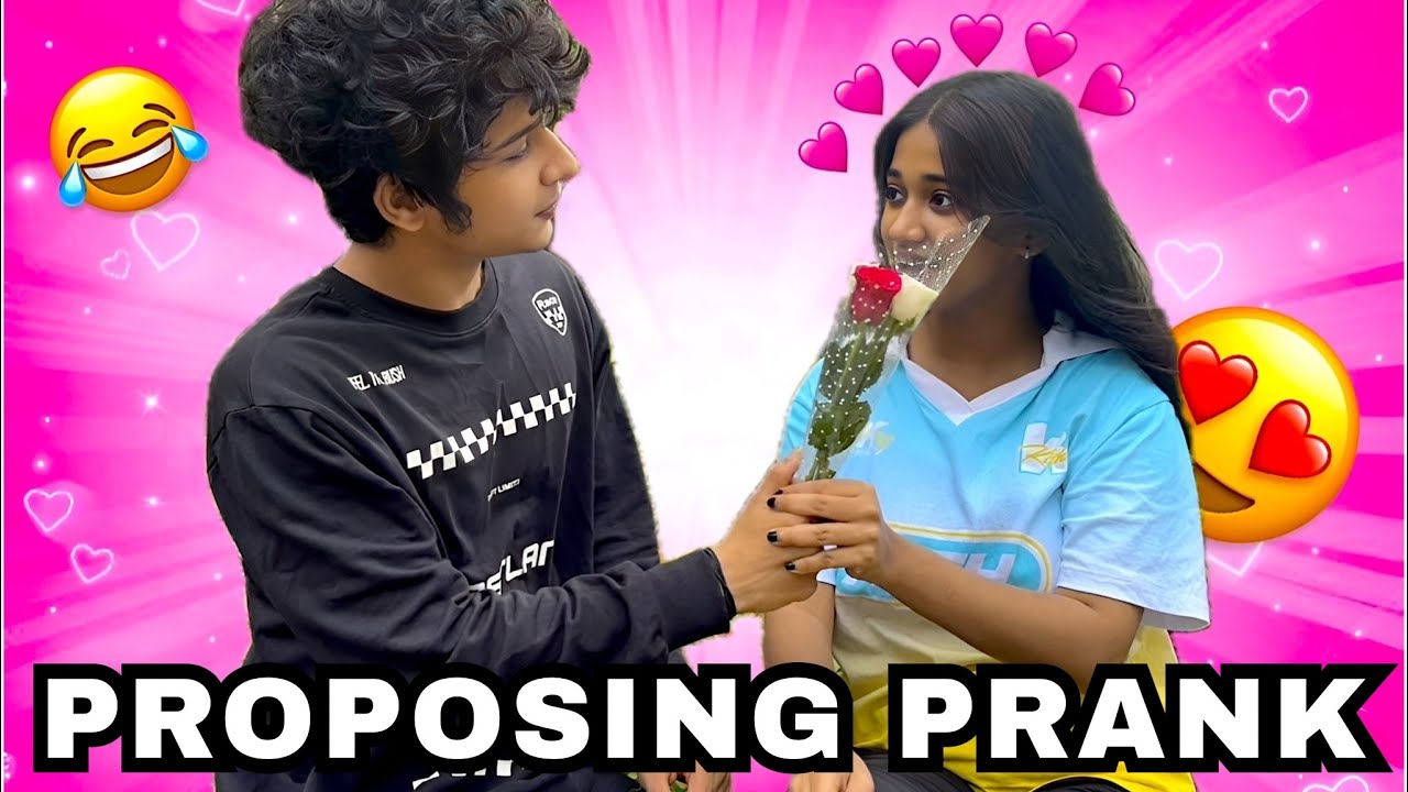 Finally Maine Apeksha Ko Propose Kardiya😳|| PROPOSE PRANK🌹