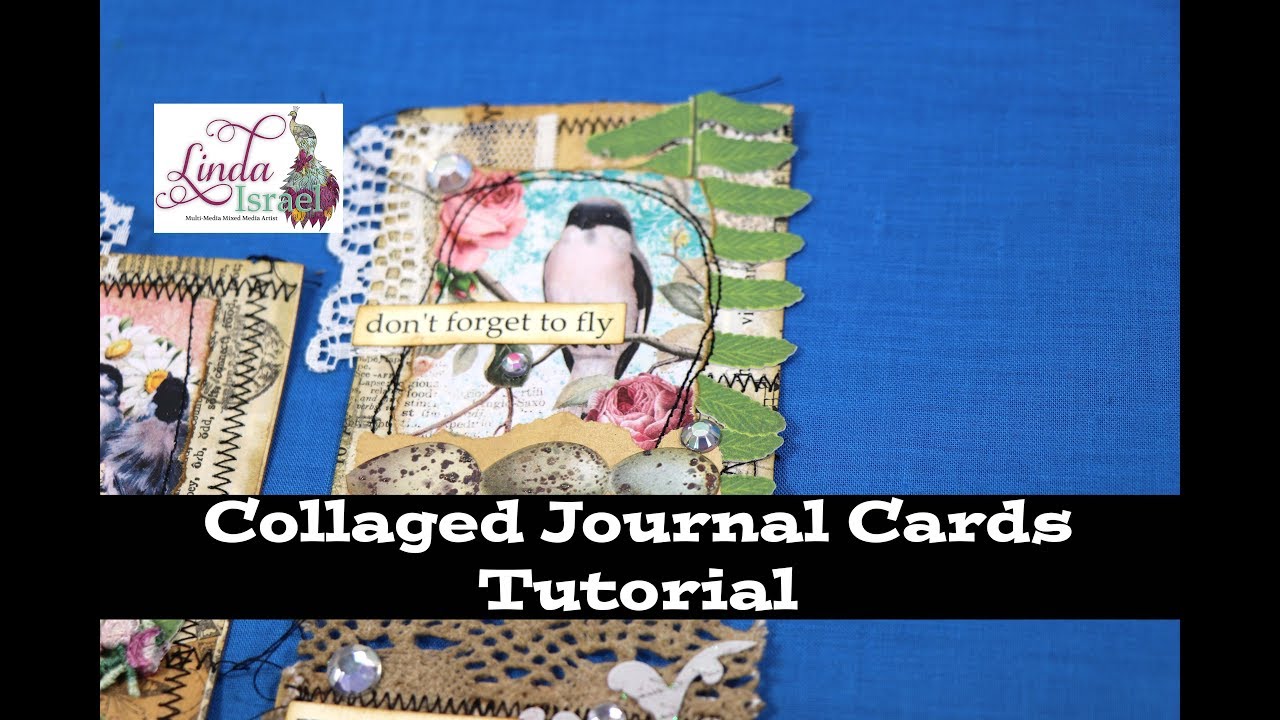 Collaged Journal Cards Tutorial