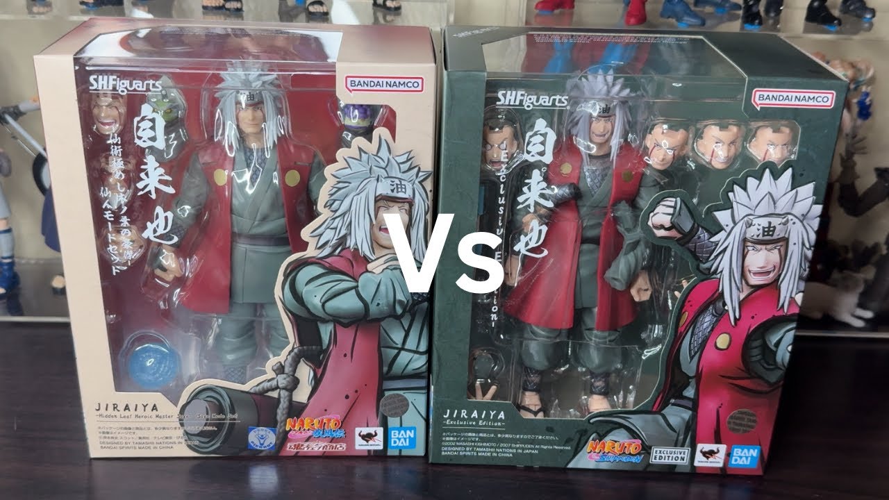 SHFiguarts Sage Mode Jiraiya Vs NYCC Exclusive (Review & Comparison)