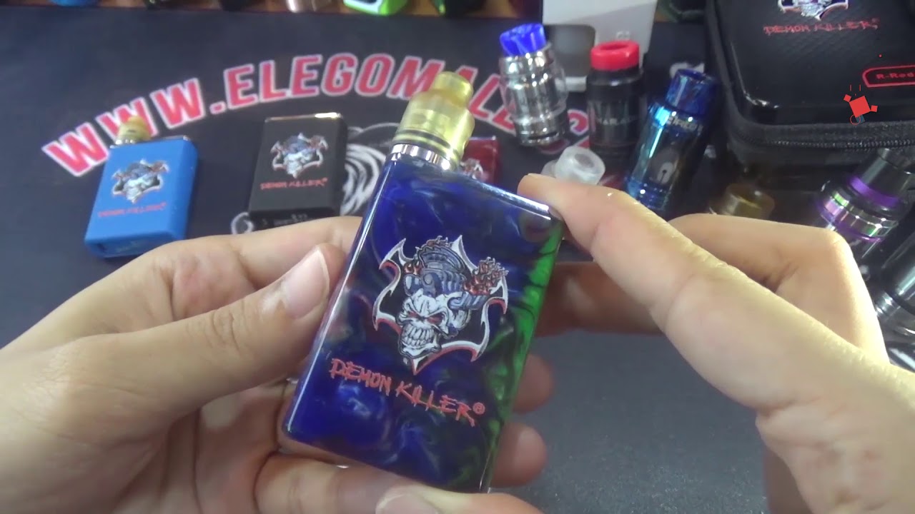 Demon Killer Tiny Kit with Ting RDA | The smallest vape kit ever | 800mAh | 14mm Tiny RDA