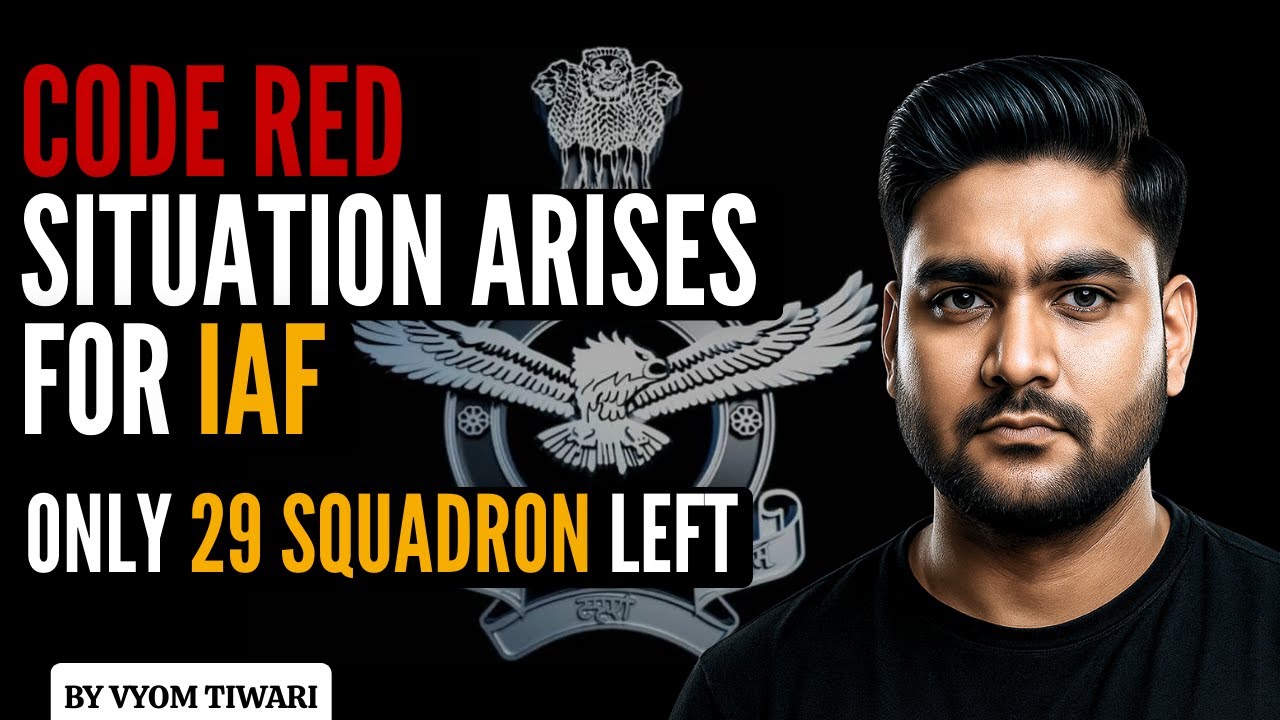 The Alarming SHORTAGE Of FIGHTER JETS In Indian Airforce | Only 29 Squadron Left