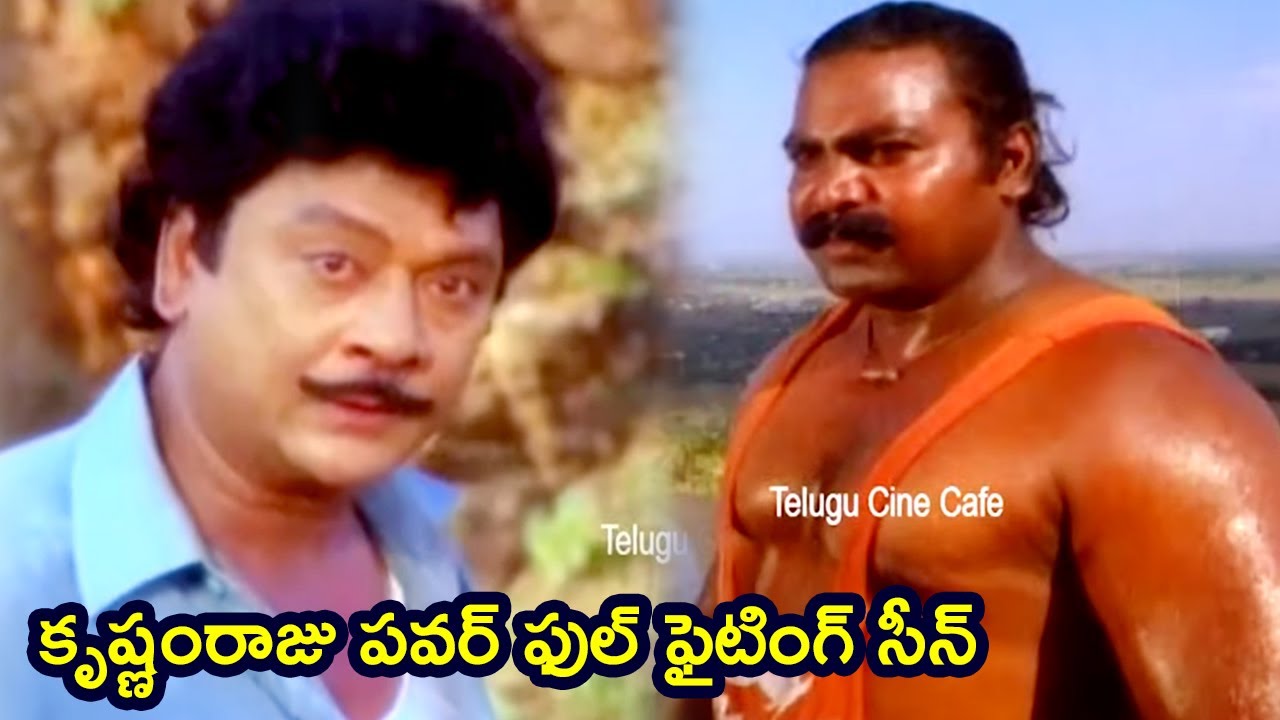 KRISHNAM RAJU SUPERB POWERFULL FIGHTING SCENE | KRISHNAMRAJU | TELUGU CINE CAFE