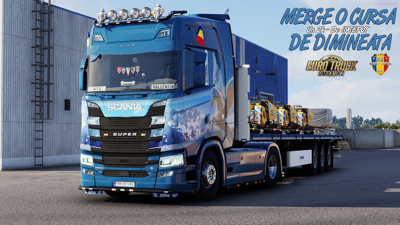 🔴LIVE: Euro Truck Simulator 2: Niște curse de dimineață | TMP | RTE Hub Challenges