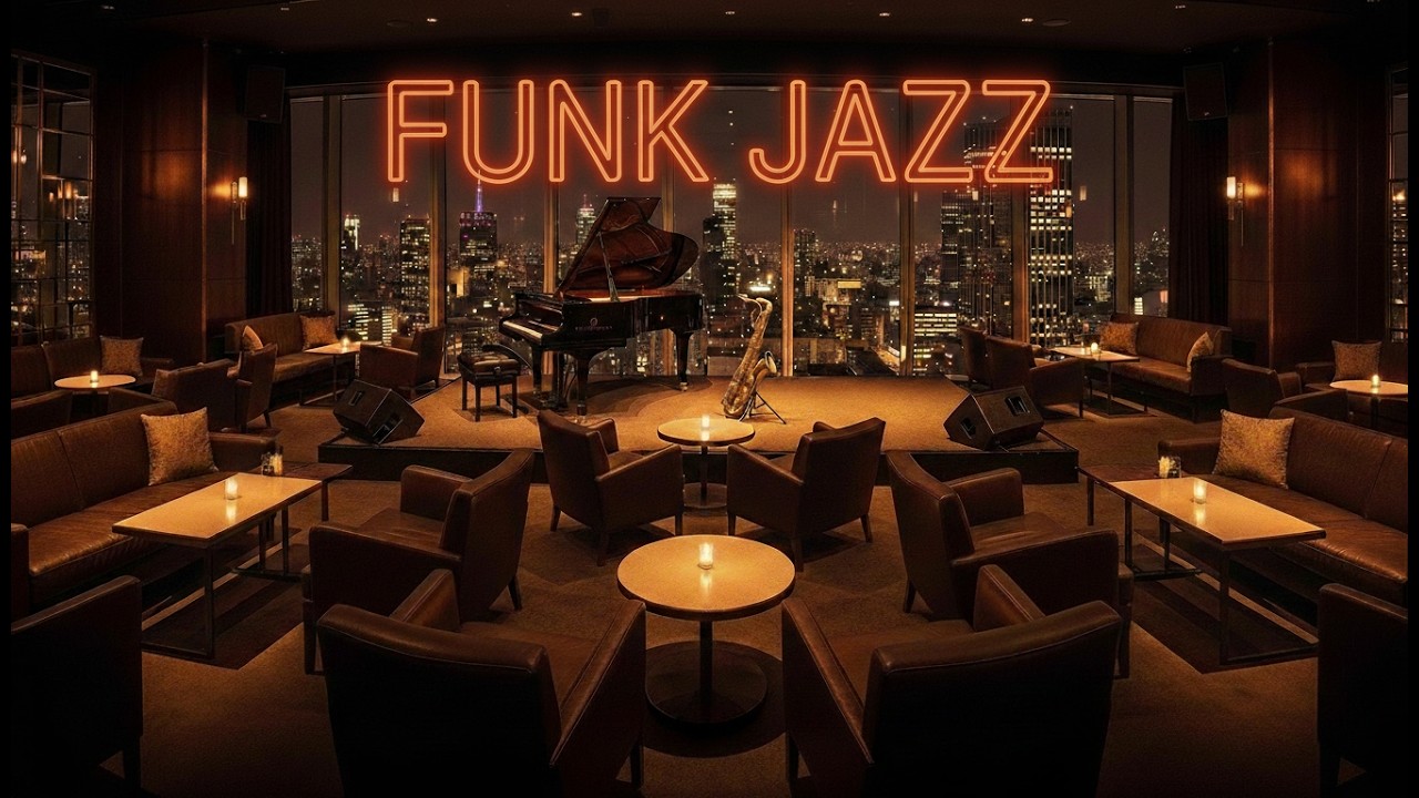 Midnight Smooth Jazz Funk | Relaxing Urban Groove