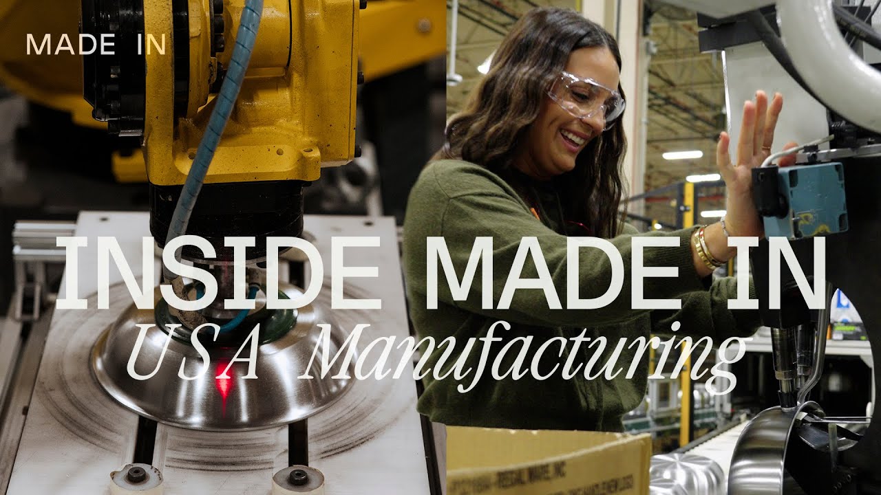 Внутри завода по производству нержавеющей посуды Made In в США (с The Defined Dish)