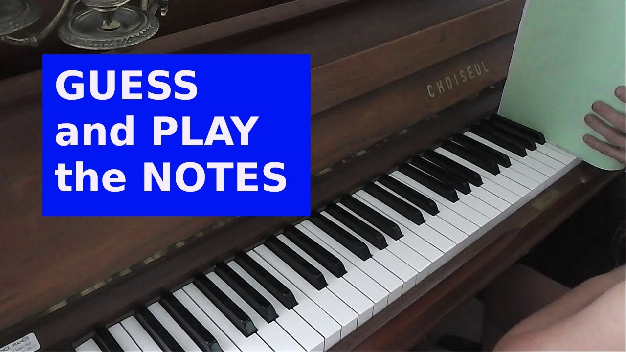 Ear Training: Listen, Guess... and Play the Notes | Watch out for the little trick! | Beginner level