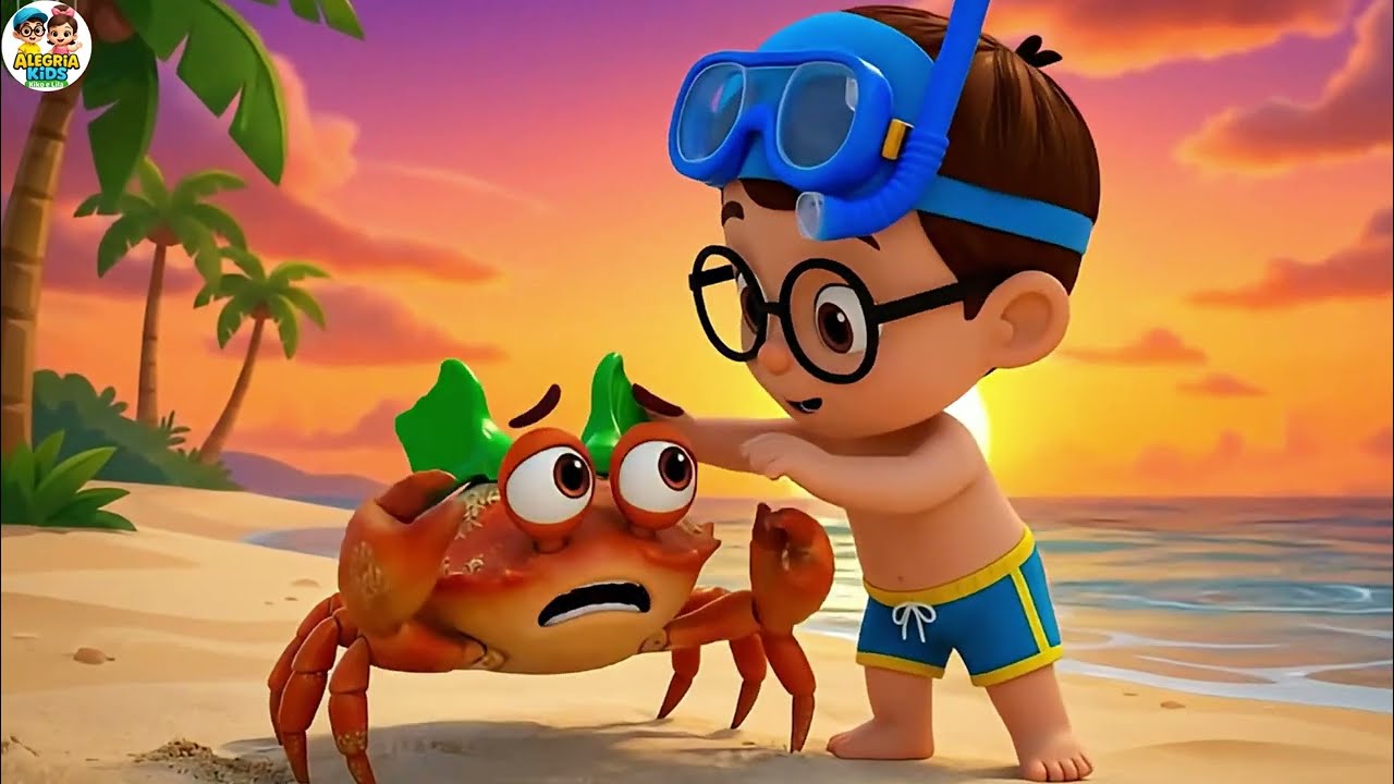 CARANGUEJO É PEIXE? | Música Infantil 3D Divertida com Kiko e o Caranguejo