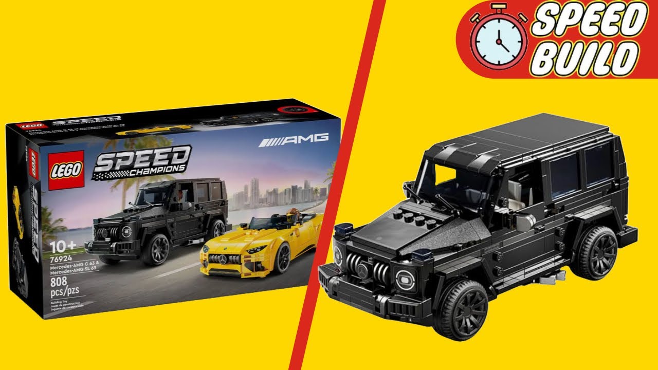 FUN Speed Build! LEGO Speed Champions Mercedes AMG G63 Set!