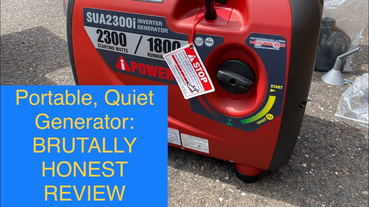 CHEAP, QUIET GENERATOR-Honest Review: Ai Power SUA2300i Ultra Quiet Inverter Generator-Episode 90