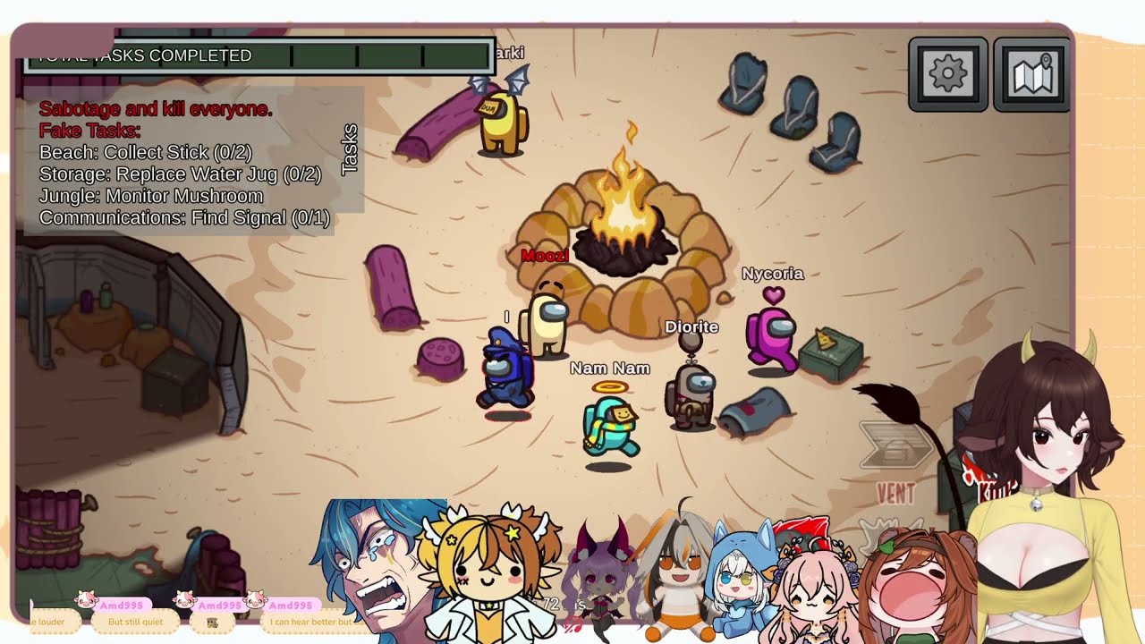 amogus w/ soullesswillo kirithiavt nycoria nanamiivt halbanero_ dapivt markijoy fuwanko