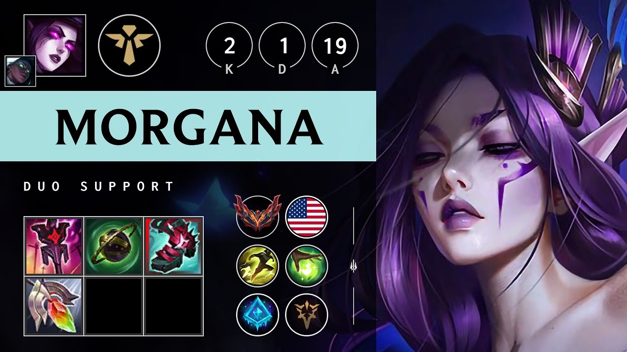 Morgana Support vs Sona - NA Grandmaster Patch 25.17