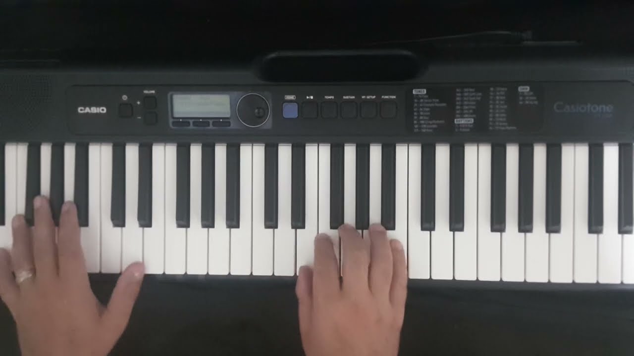 Essa é a batida mais usada do mundo  nas músicas no teclado.Como fazer ritmo teclado Aula de teclado