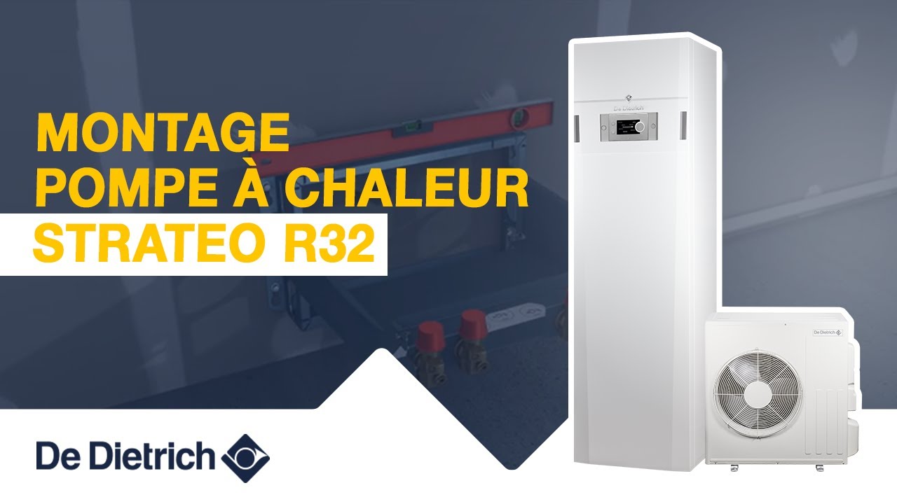 Comment monter la pompe à chaleur STRATEO R32 ? | De Dietrich