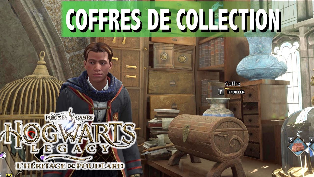 TOUS LES COFFRES DE COLLECTION X7 - RÉGION NORD DE POUDLARD - HOGWARTS LEGACY L'HERITAGE DE POUDLARD